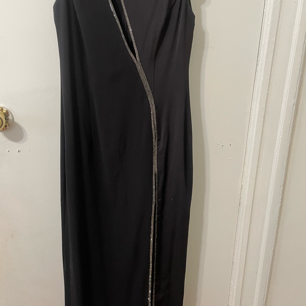 ASOS Black Dress with Silver Accents